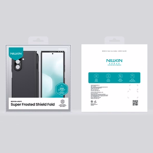 Nillkin Super Frosted Shield Fold Magnētiskais viedtālruņa apvalks priekš Samsung Galaxy Z Fold 7, saderīgs ar MagSafe - melns