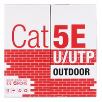 Q-LANTEC KIU5OUTS305Q networking cable 305 m Cat5e U/UTP (UTP) melns