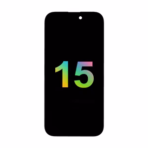 Mecanico Soft OLED ekrāns Incell iPhone 15 ar rāmi (Support IC Transplant) - melns