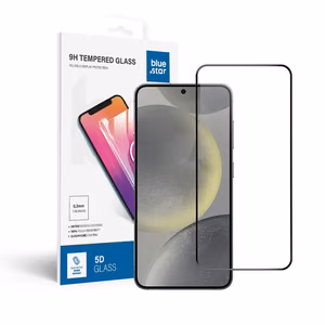 Aizsargstikls Blue Star - SAMSUNG Galaxy S24+ pilns sejas pārklājums - melns