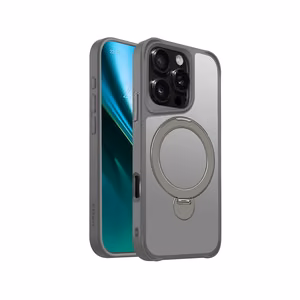Etteri Matte Mag Ring case for iPhone 16 Pro 6.3" grey
