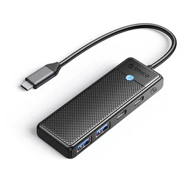 Hub USB-C Orico PAPW2AC-C3 dokstacija 2x USB-A 3.0 + 2x USB-C 3.0 - melna