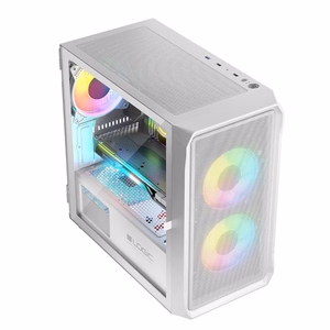 Logic PORTOS ARGB MINI USB 3.0 datora korpuss, balts