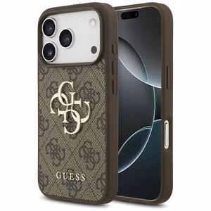 Guess 4G Big Logo Чехол для iPhone 17 Pro - коричневый