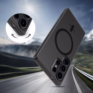 Tech-Protect MagSlim Magnētiskais viedtālruņa apvalks Samsung Galaxy S25 Ultra - Melns