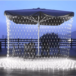 LED aizkars (120 spuldzītes) 1,5M x1,5M auksti balts