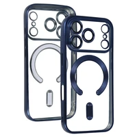 Metālisks Magsafe maciņš iPhone 17 Pro zils