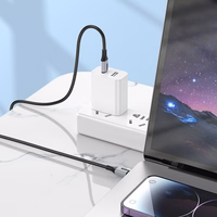 Borofone Kabelis BX101 Creator - Type C uz Type C - 60W 3A 1 metrs melns