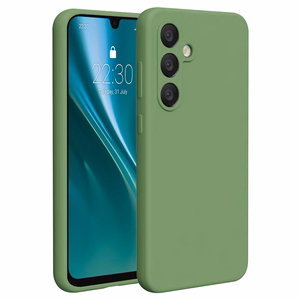 Etteri silikona maciņš Samsung Galaxy A36 5G, gaiši zaļš