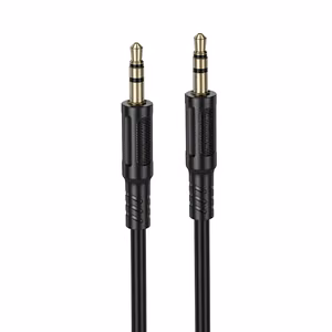 Borofone kabelis AUX BL25 Nice - jack 3,5mm uz jack 3,5mm - 1 metrs melns