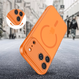 Tech-Protect BasicMag MagSafe maciņš iPhone 17 Pro oranžs