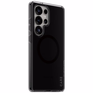 CARE by PanzerGlass Flagship Urban Combat melns QI apvalks Samsung Galaxy S25 Ultra - daļēji caurspīdīgs dūmu krāsas