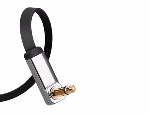 Ugreen plakans AUX audio kabelis 3.5 mm mini jack 2m sudraba (10599)
