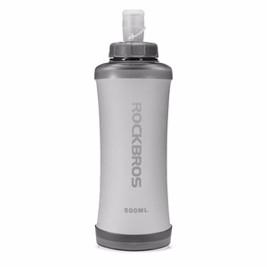 Rockbros 350017001 mīkstā skriešanas pudele, 500 ml – balta
