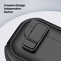 DUX DUCIS PECP - TPU+PC aizsargapvalks AirPods 4 melns