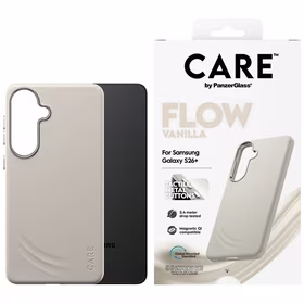 CARE by PanzerGlass Flow Vanilla Qi Case for Samsung Galaxy S26+ - Beige