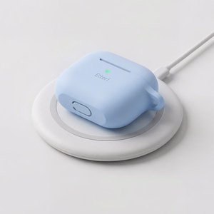 Etteri silikona maciņš AirPods 3 gaiši zils