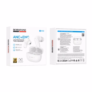 Borofone TWS Bluetooth austiņas BW96 Mellow baltas