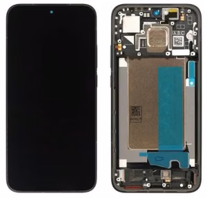 LCD screen Xiaomi Poco F7 5G ar touch screen ar frame Melns original (service pack)