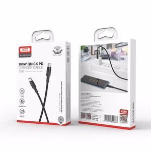 XO cable NB-Q199 PD USB-C - USB-C 1,5m 100W black
