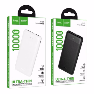 Hoco J153 ārējais akumulators, 10000 mAh, 2 A, 10 W, melns