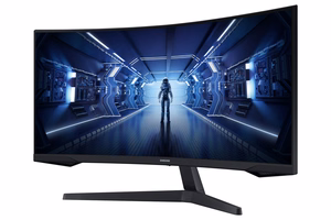 Samsung G55T monitors 86,4 cm (34") 3440 x 1440 pikseļi UltraWide Quad HD LED melns