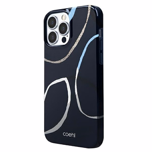 Uniq Coehl Valley viedtālruņa apvalks iPhone 13 Pro Max - tumši zila