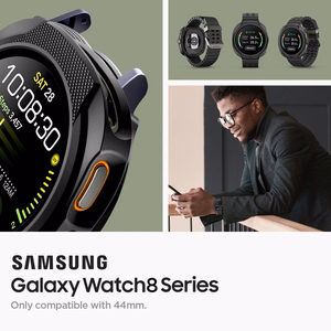 Spigen Liquid Air apvalks pulksteņa Samsung Galaxy Watch 8 44mm - matēts melns