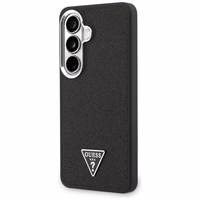 Guess maciņš Fixed Glitter Triangle MagSafe for Samsung Galaxy S26 melns