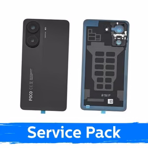 Back Cover Compatible With Xiaomi Poco X7 Pro 5G / Black / (Service Pack)