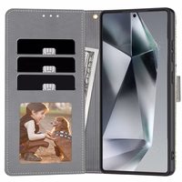 Tech-Protect Wallet viedtālruņa apvalks Samsung Galaxy A56 5G - baltas margrietiņas