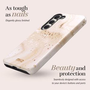 MIO Gold Marble Magsafe maciņš Samsung S24 FE 5G