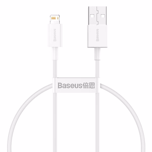 Baseus Superior USB - Lightning kabelis 2.4A 0.25 m balts (CALYS-02)
