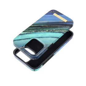 FORCELL F-PROTECT Mirage viedtālruņa apvalks saderīgs ar MagSafe IPHONE 15 Pro Max nefrīta marmors