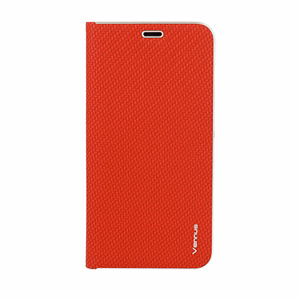 Vennus Book CARBON vāciņš ar rāmi Iphone 12 Pro Max viedtālrunim sarkans