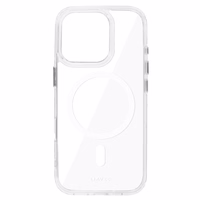 Liavec Spīdīgs Magnētiskais Caurspīdīgs viedtālruņa apvalks Iphone 16 Pro Max balta