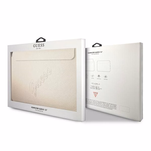 Guess Saffiano Script apvalks 13" klēpjdatoram - zelta
