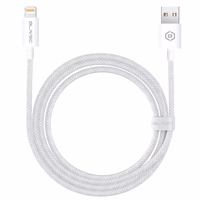 Blavec Kabelis Candy pīts - USB uz Lightning - 2,4A 2 metri Apple CarPlay (CCA-UL24W20) balts