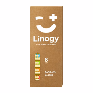 LINOGY AA Li-ion Pro bateriju komplekts - 8 gab.
