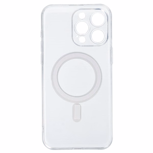 TEL PROTECT MagSilicone viedtālruņa apvalks Iphone 15 Pro Max, caurspīdīgs
