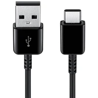 Samsung EP-DR140ABE USB-A - USB-C 0.8m kabelis (lielapjoma – aizstājējiepakojums) – melns