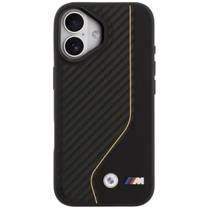 BMW M Carbon Line & Logo MagSafe Maciņš for iPhone 17 - dzeltens