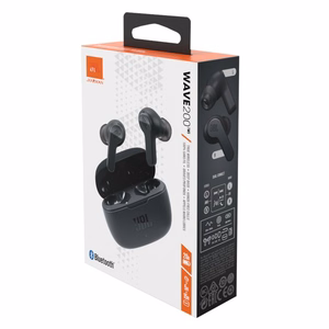 JBL Wave 200 Wireless TWS Headphones - Black