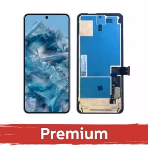 LCD displejs saderīgs ar Google Pixel 8 Pro melns ar rāmi OEM