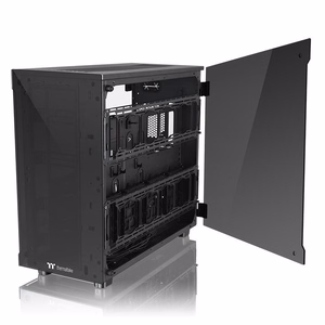 Thermaltake View 91 TG RGB datora korpuss, Ultra Tower, melns
