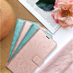 MEZZO Viedtālruņa apvalks SAMSUNG A52 5G / A52 LTE ( 4G ) / A52s 5G mandala rozā zelts