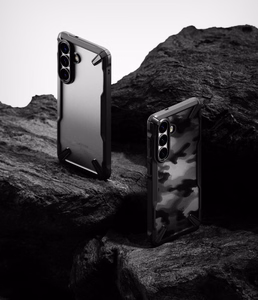 Ringke Fusion X Maciņš for Samsung Galaxy S26+ - caurspīdīgs melns