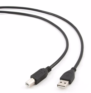 Gembird CCP-USB2-AMBM-6 USB kabelis 1.82 m USB A USB B melns