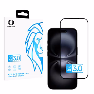 Tempered glass Tel Protect 10X AR 3.0 AntiReflective Titanium forIphone 16 Pro/17
