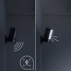 Netatmo NOF – āra LED gaismeklis ar PIR kustības sensoru, melns
